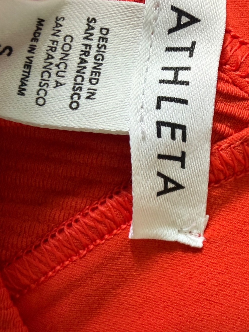 Athleta Ribbed Orange Set - Picture 8 of 16